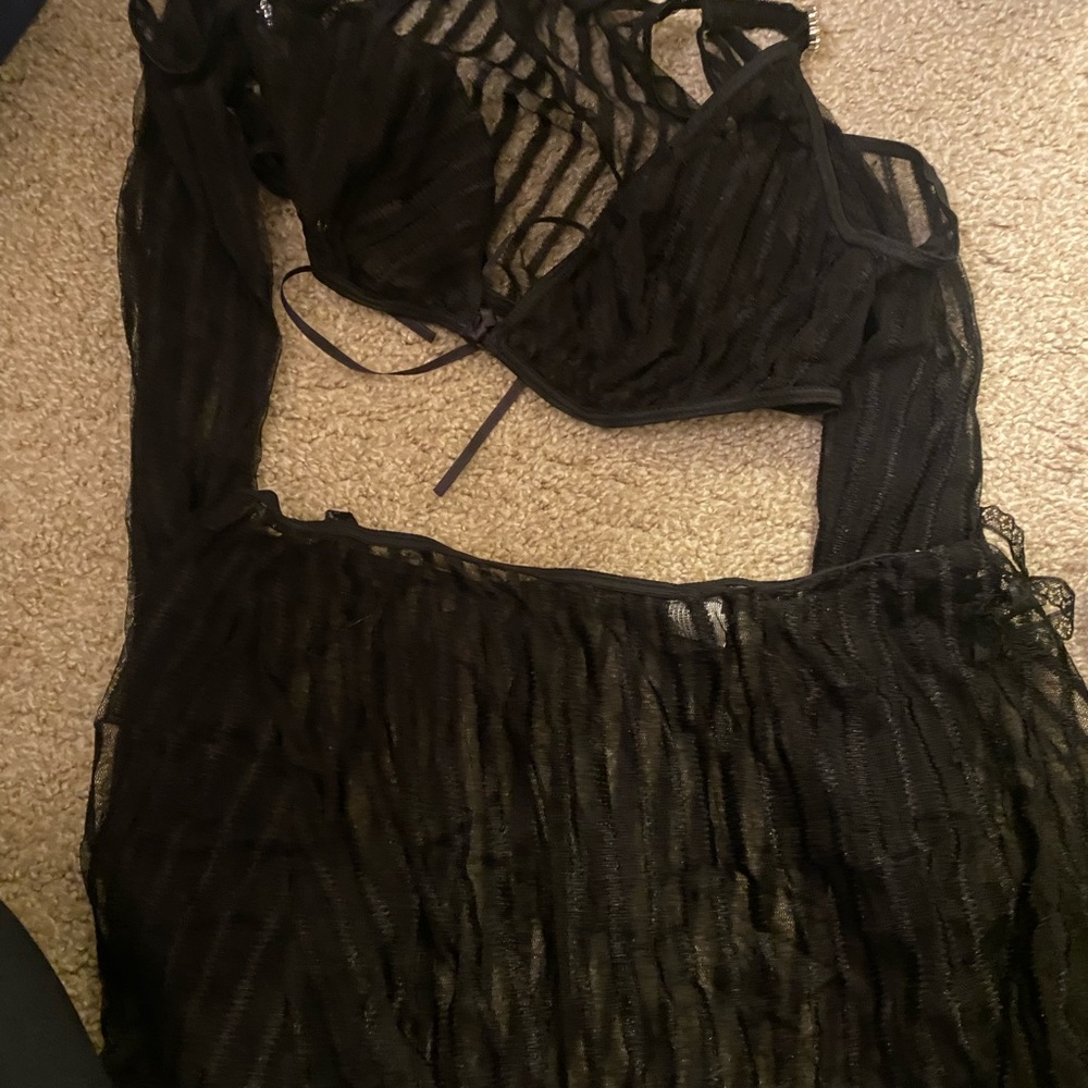 Top and skirt